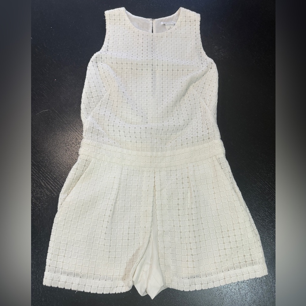 Club Monaco Eyelet Romper. White size 0